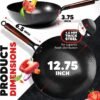H03f6f78f0659493d914e3b571c7e04d8h.jpg_960x960q80.jpg 12.5-Inch Carbon Steel Wok with Lid & Spatula