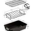 H06c96899b2214603b79e1721e6d8bdf24.jpg_960x960q80.jpg 16 x 11-Inch Black Carbon Steel Roasting Tray