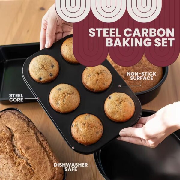 5-Piece Carbon Steel Bakeware Set