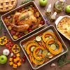 2-Piece Deep Rectangular Baking Sheet Set