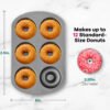 2-Pack 6-Cavity Donut Baking Pans
