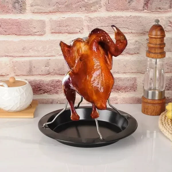 Vertical Metal Chicken Roaster