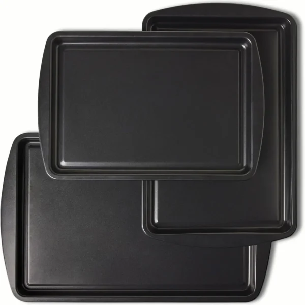 3-Piece Carbon Steel Baking Sheet Set