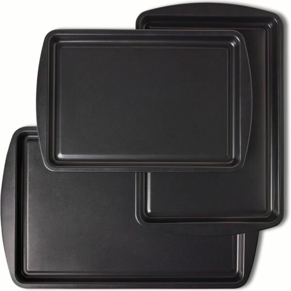 3-Piece Carbon Steel Baking Sheet Set