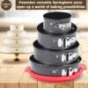 Round Springform Cake Pan Set, 4-10 Inches