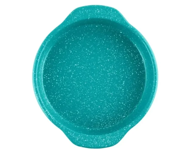 H2798c61fd45146a987a355a417a5a770k.webp 7-Piece Teal Speckled Aluminum Bakeware Set