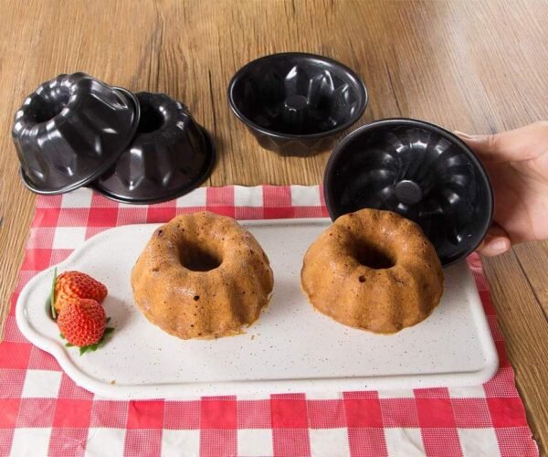 4-Inch Fluted Bundt Cake Pan