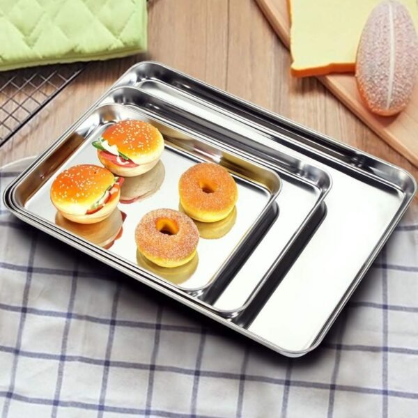 3-Piece Metal Cookie Sheet Set