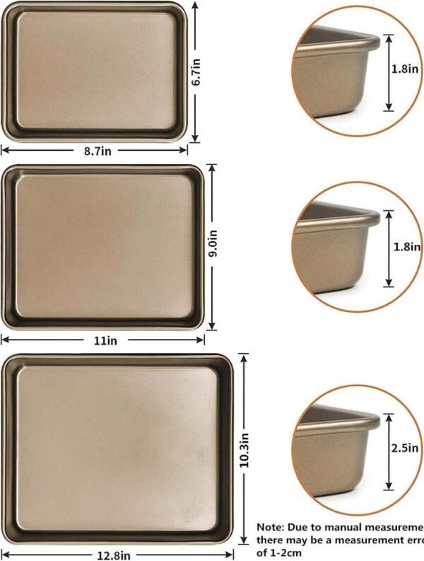 H2bd56588884a4d8e907cb3d59a0f0f40p.jpg_960x960q80.jpg 3-Piece Gold-Tone Cake & Roasting Pan Set