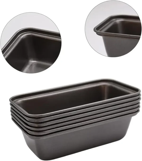 H326da0864c414b45a290eccf04b28f2fR.webp 6-Piece Mini Bread Loaf Pan Set