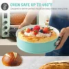 10-Inch Blue Springform Cake Pan with Lid