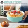 10-Inch Blue Springform Cake Pan with Lid