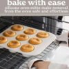 8-Piece Cream Stackable Baking Pan Set
