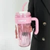 920 ml Water Tumbler with Straw & Handle