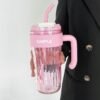 920 ml Water Tumbler with Straw & Handle