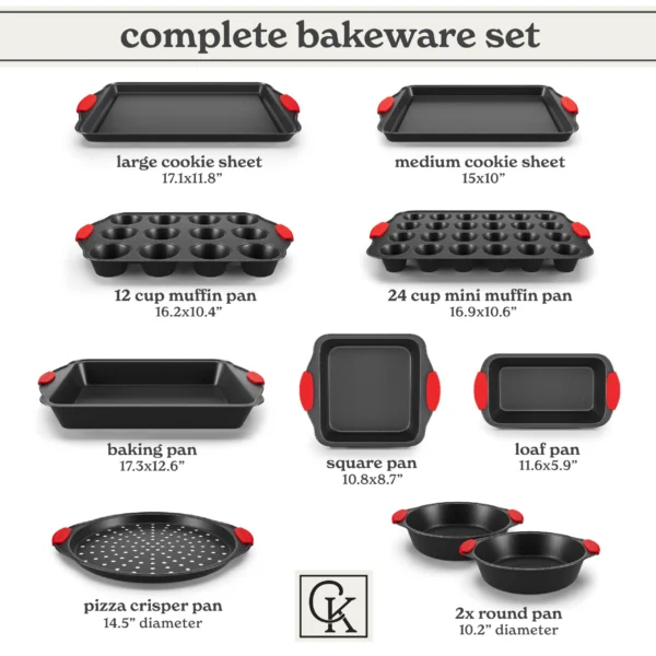 H3f463eaece93410cbac800faf5873deei-2.webp 10-Piece Red Stackable Baking Pan Set