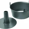 H42099c50ebc84e18b1eb5898ac6955b7C.webp 2-Piece 9.5-Inch Angel Food Cake Pan Set