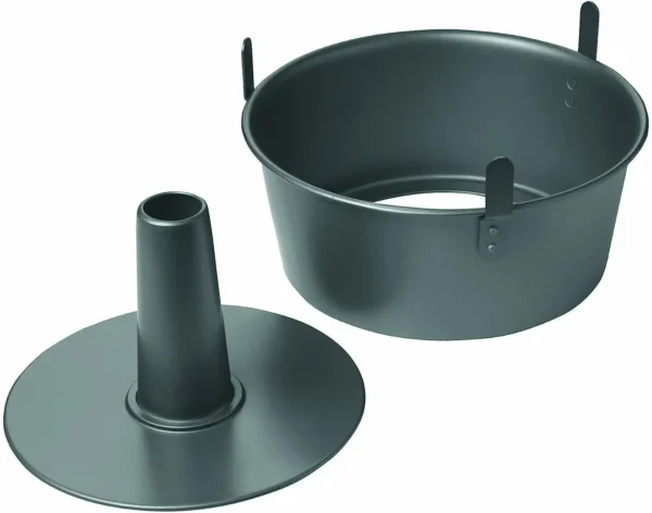 H42099c50ebc84e18b1eb5898ac6955b7C.webp 2-Piece 9.5-Inch Angel Food Cake Pan Set