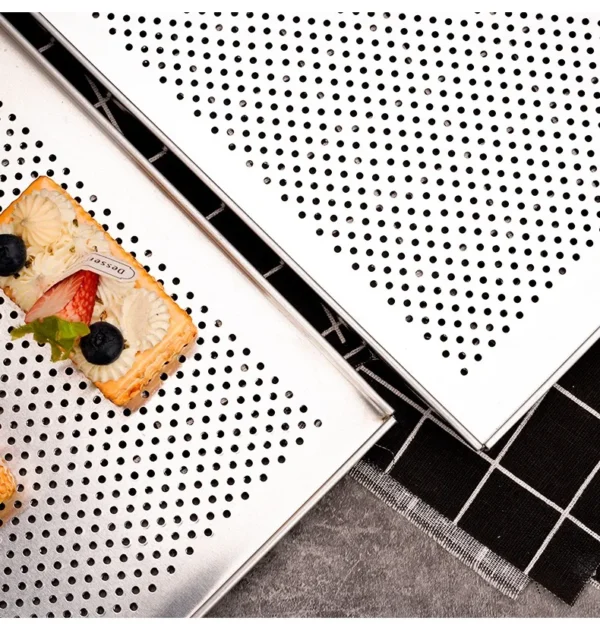 H43f77c9b302d4b0ea9f2afe2c05c24eel.webp Square Stainless Steel Baking & Freezing Tray