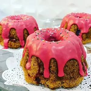 4-Inch Black Mini Bundt Cake Pan