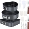 H4734802142e343f5a97feea384689fffS.webp Multi-Shape Springform Cake Pan Set