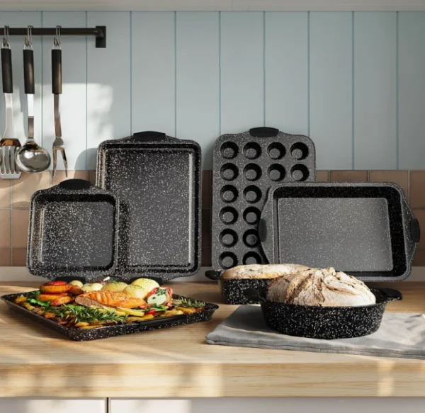 10-Piece Bakeware Set with Silicone Handles