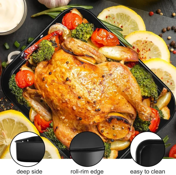 Deep Rectangular Baking & Roasting Pan