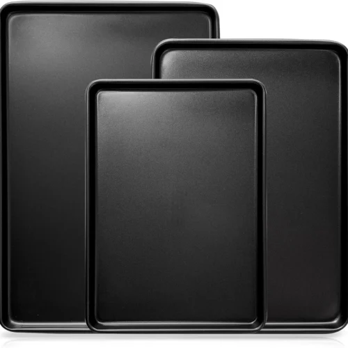H5dafdf97120b4339861542ba9961949cF.webp 3-Piece Metal Cookie Sheet Set