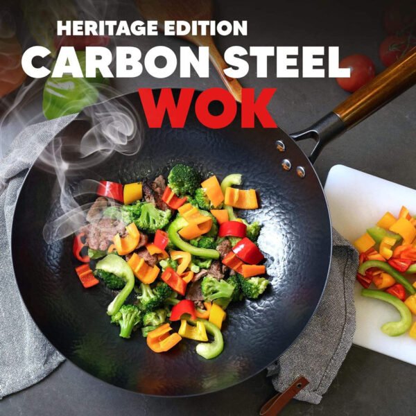 H628d72503b5747518f50492259bdea6fJ.jpg_960x960q80.jpg 12.5-Inch Carbon Steel Wok with Lid & Spatula