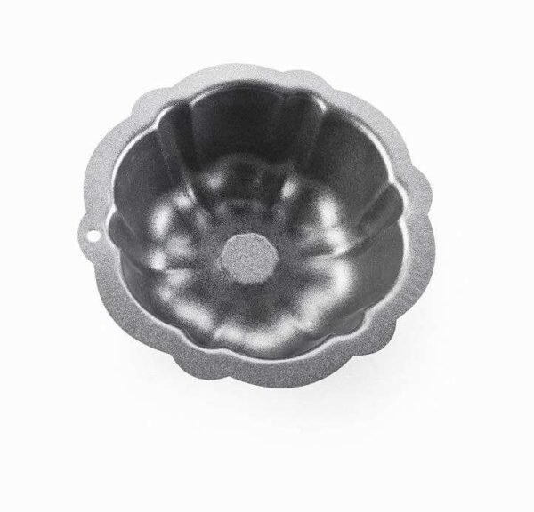 4-Inch Black Mini Bundt Cake Pan