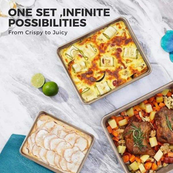 H674fa6ca057747df9357cd1f3f2fa29bg.webp 3-Piece Deep Rectangular Baking Pan Set