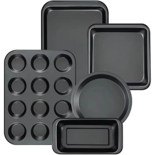 H6a6db23175154a23a3c913f8f0d2d0929.webp 5-Piece Baking Set with Parchment & Cooling Rack