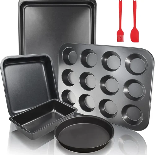 Black Nonstick Baking Pan Set