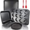 Black Nonstick Baking Pan Set
