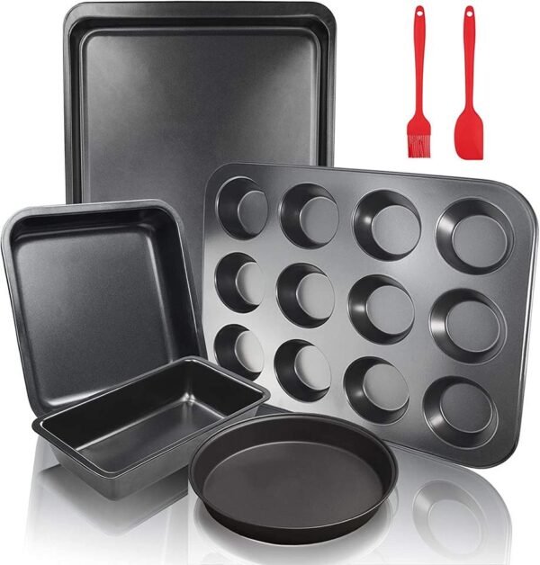Black Nonstick Baking Pan Set