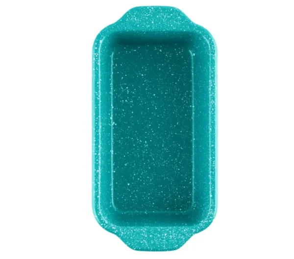 H75a0c197aba04616b810f57094839fe07.webp 7-Piece Teal Speckled Aluminum Bakeware Set