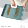 3-Piece Olive Green Baking Sheet Set