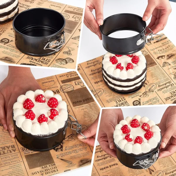 H81875dcf77694a42a8b73bec8c8f07b1y.webp 8-Piece 4-Inch Mini Springform Cake Pan Set