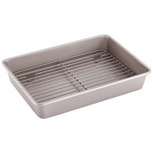 H825b45269d954eb481f8418e5716c51fv.webp 13-Inch Champagne Gold Deep Baking Tray