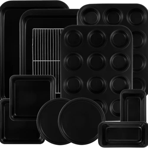 H826846a9c2e4495eabf67d0e169a2596S.webp 11-Piece Carbon Steel Baking Pan Set