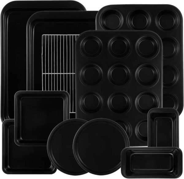 11-Piece Carbon Steel Baking Pan Set