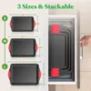 3-Size Baking Sheet Set with Silicone Grips