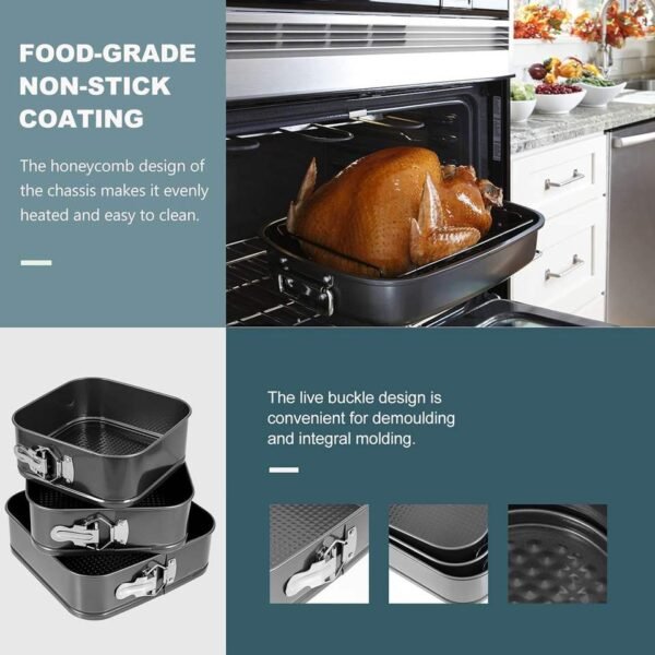 H857e3a274f244d37af4526a8608e5f22U.jpg_960x960q80.jpg 3-Piece Square Springform Cake Pan Set
