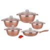 Granite-Style Ceramic-Coated Cookware Set