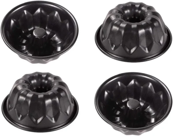 4-Inch Fluted Bundt Cake Pan