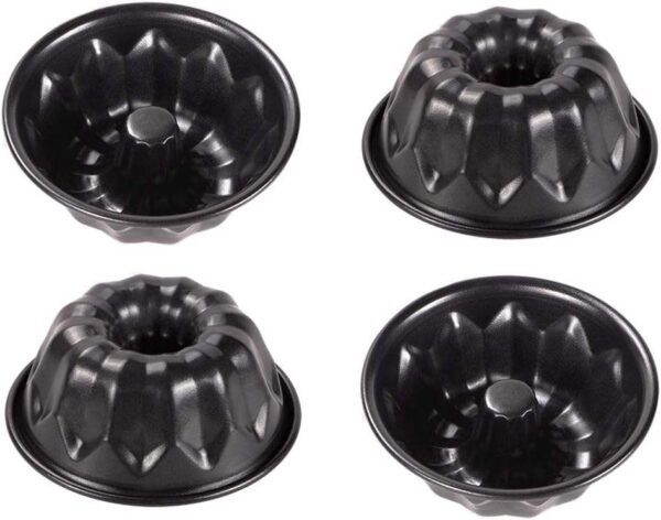 4-Inch Fluted Bundt Cake Pan
