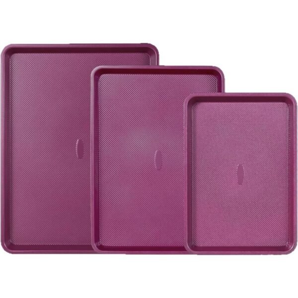 3-Piece Olive Green Baking Sheet Set