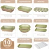 10-Piece Matcha Green Bakeware Set
