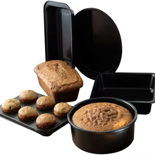 H9b50adb841954851846866897dfebc0d3.webp 5-Piece Carbon Steel Bakeware Set