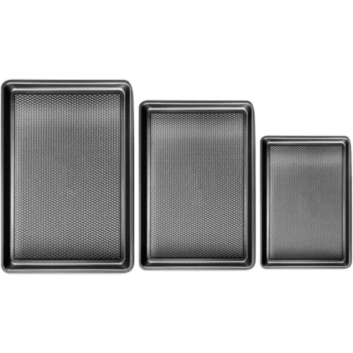 H9efdf389876745658d0658d8248e2713U.webp 3-Piece Carbon Steel Cookie Sheet Set